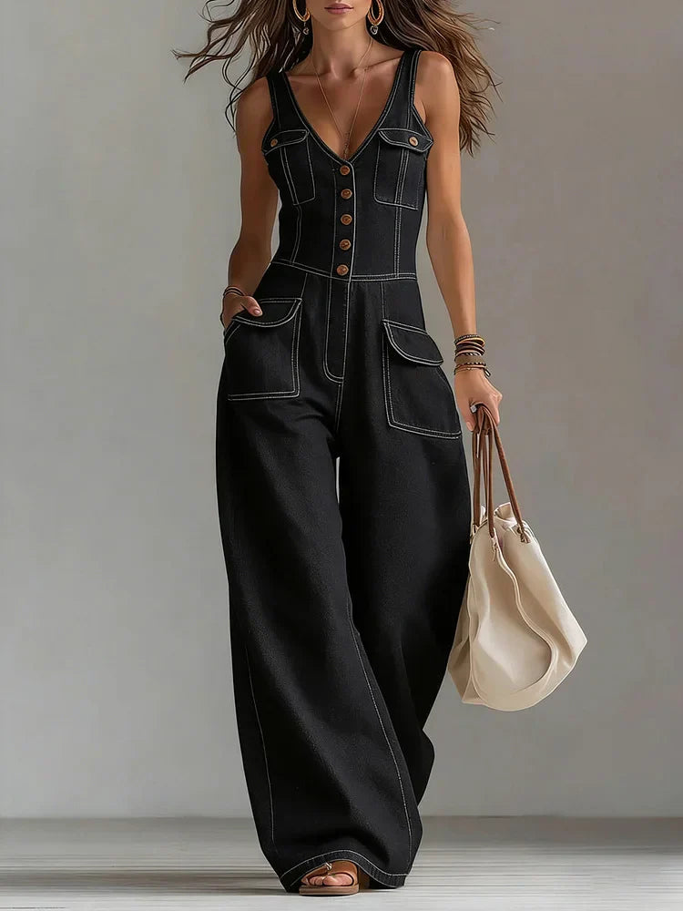 Martina™ | Mono holgado de denim