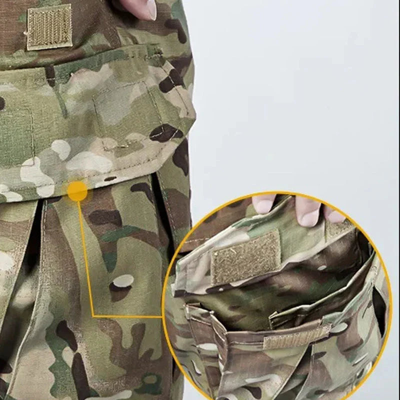 Pantalón cargó con rodilleras