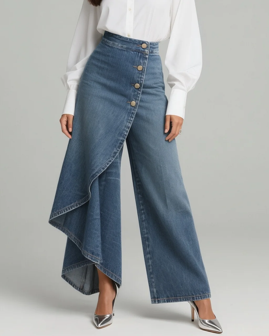 Maria™ | Pantalones vaqueros con lazo