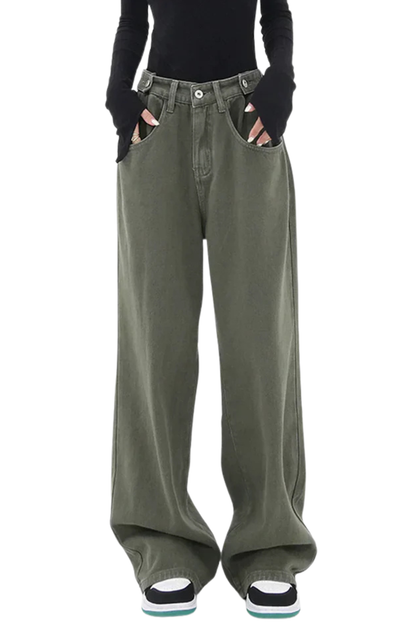 Pantalones de cintura ancha