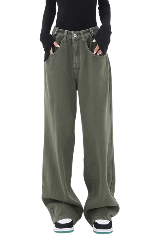 Pantalones de cintura ancha
