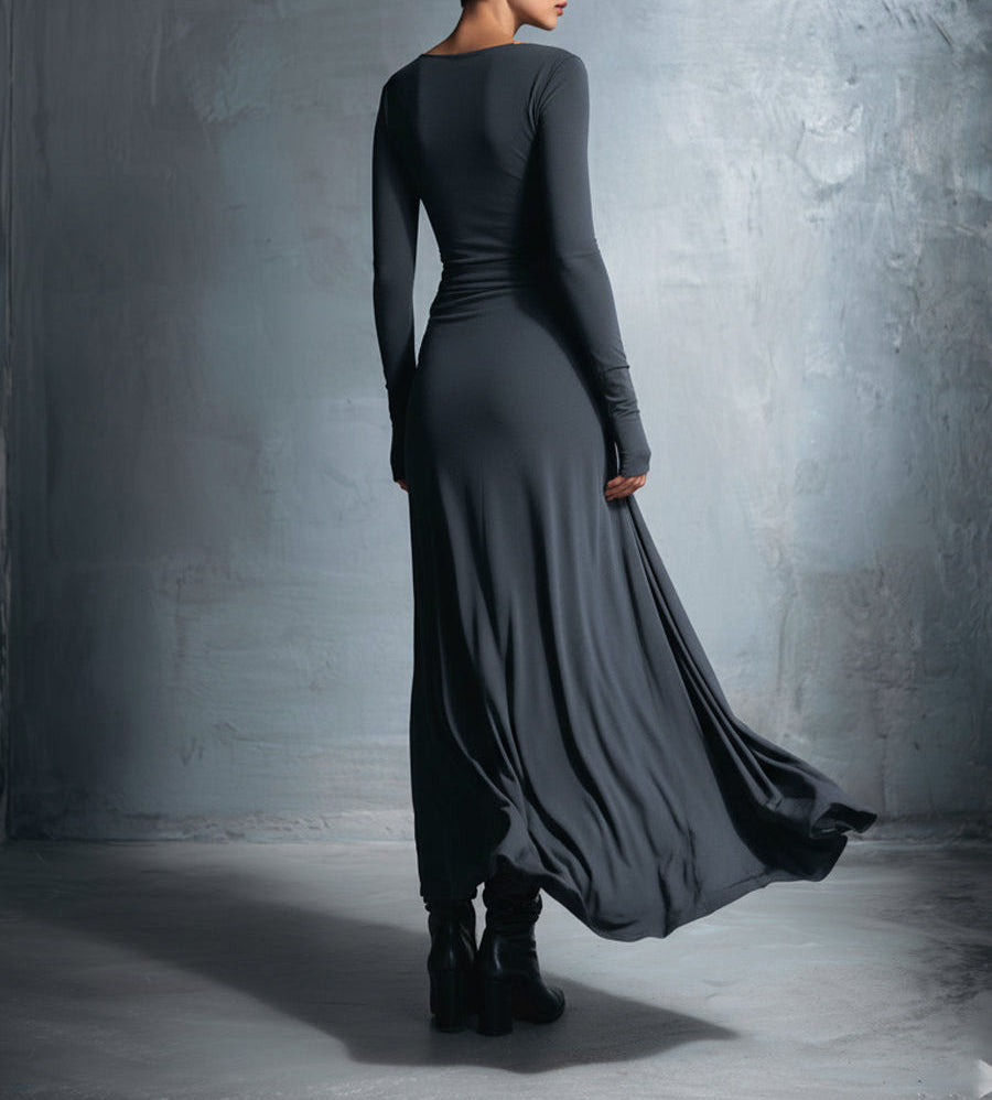 Victoria - Vestido con nudo lateral