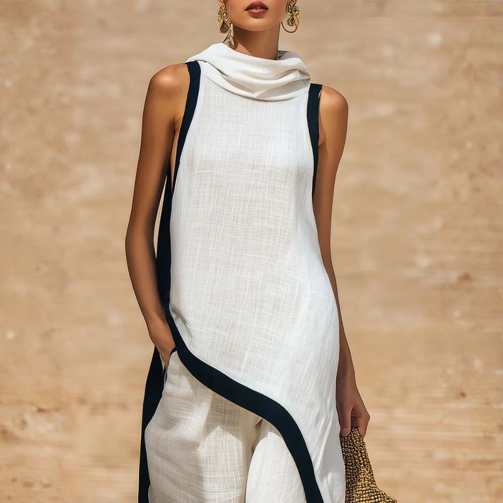 Leonora | Conjunto elegante de lino