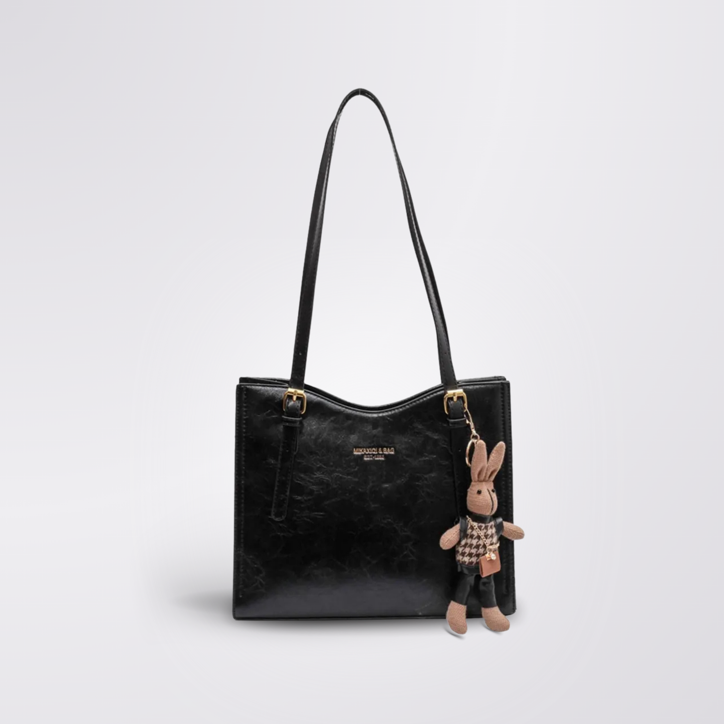Elena - Bolso de hombro vintage de cuero vegano