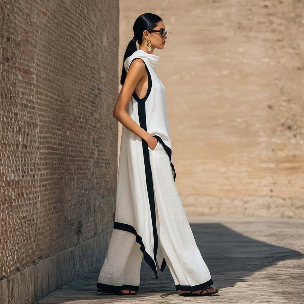 Leonora | Conjunto elegante de lino