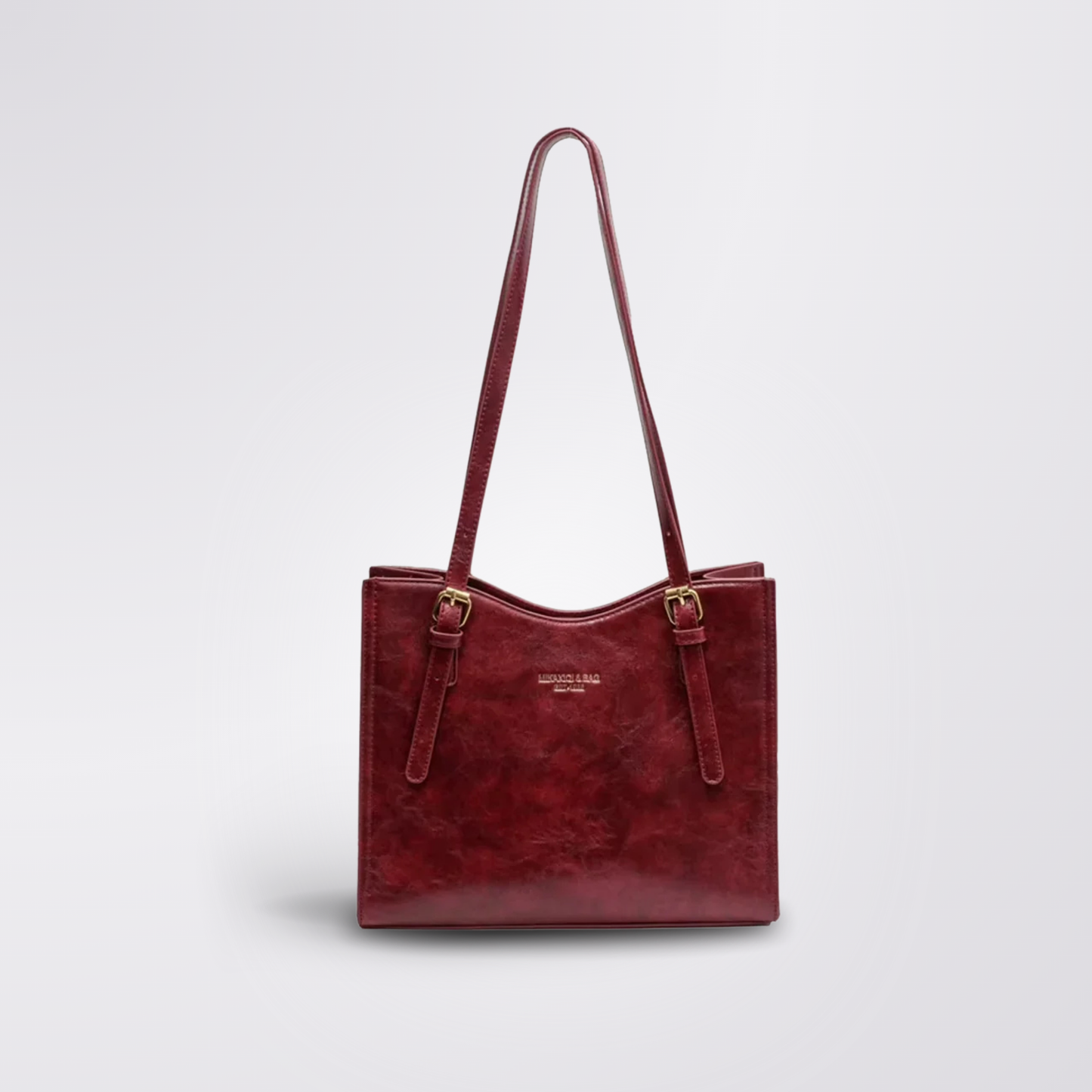 Elena - Bolso de hombro vintage de cuero vegano