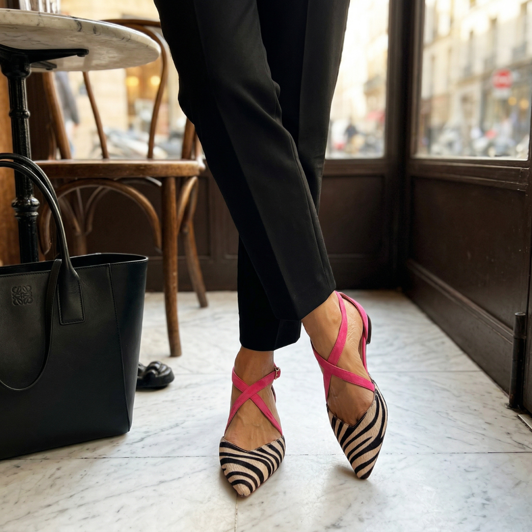 Fern | Bailarina Cebra Rosa