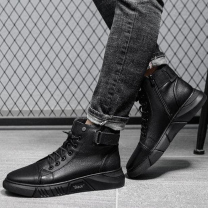 Zapatos de cuero de alta calidad hombre