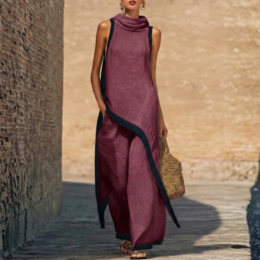 Leonora | Conjunto elegante de lino