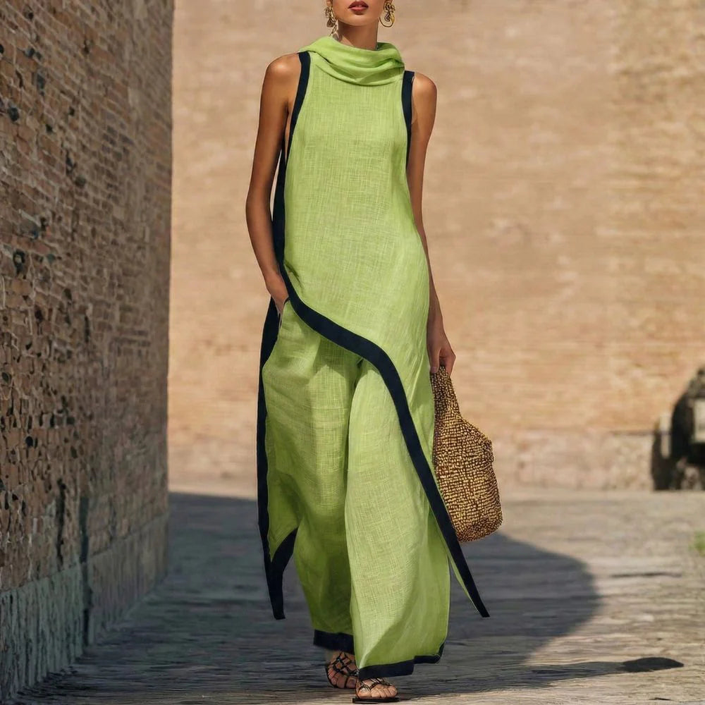 Leonora | Conjunto elegante de lino