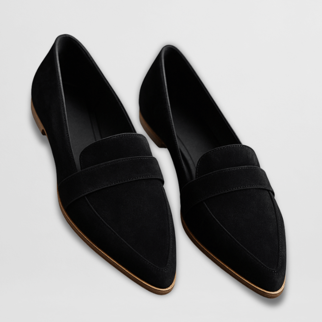 Helen | Mocasines ortopédicos de suave piel de ante