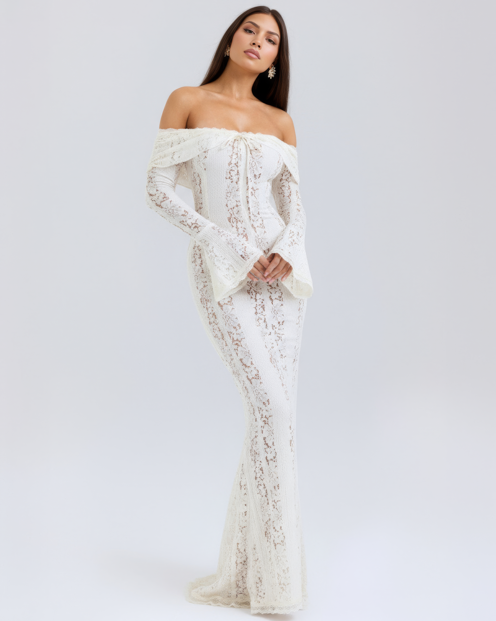 Alessandra | Vestido Largo con Diseño Elegante - Vega Madrid