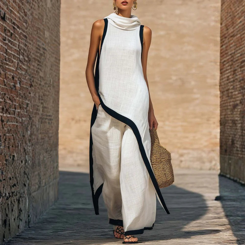 Leonora | Conjunto elegante de lino