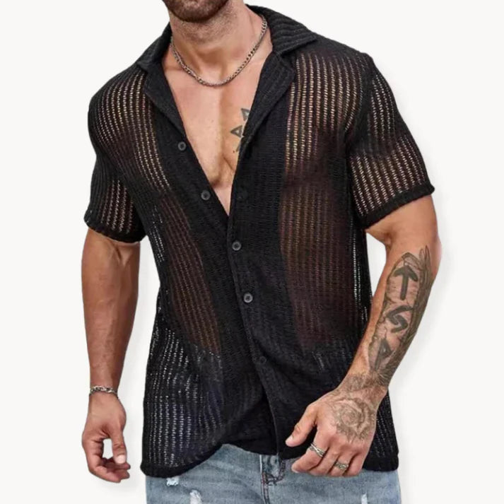 Rodrigo - Camisa calada de manga corta