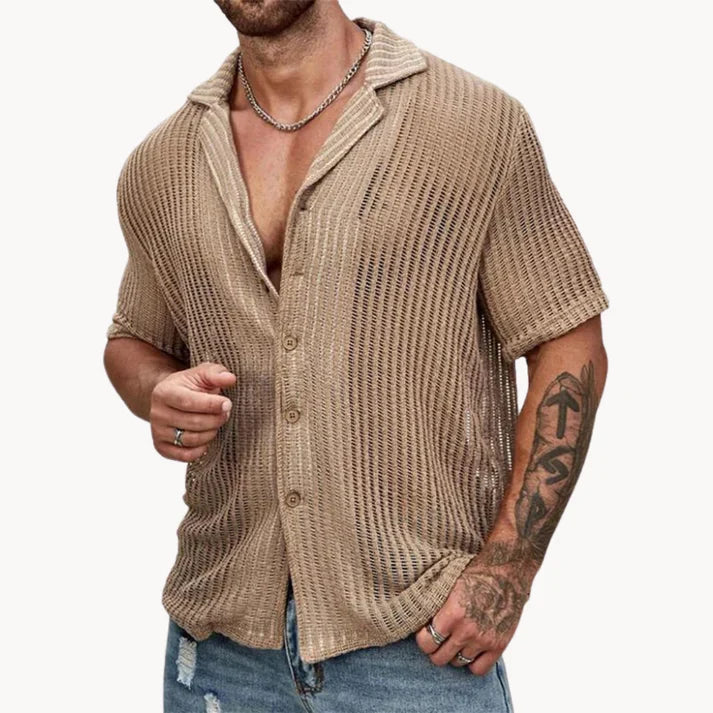 Rodrigo - Camisa calada de manga corta