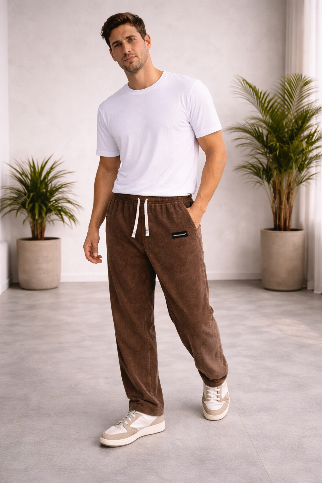 Pedro | Pantalones holgados con cordón - Vega Madrid