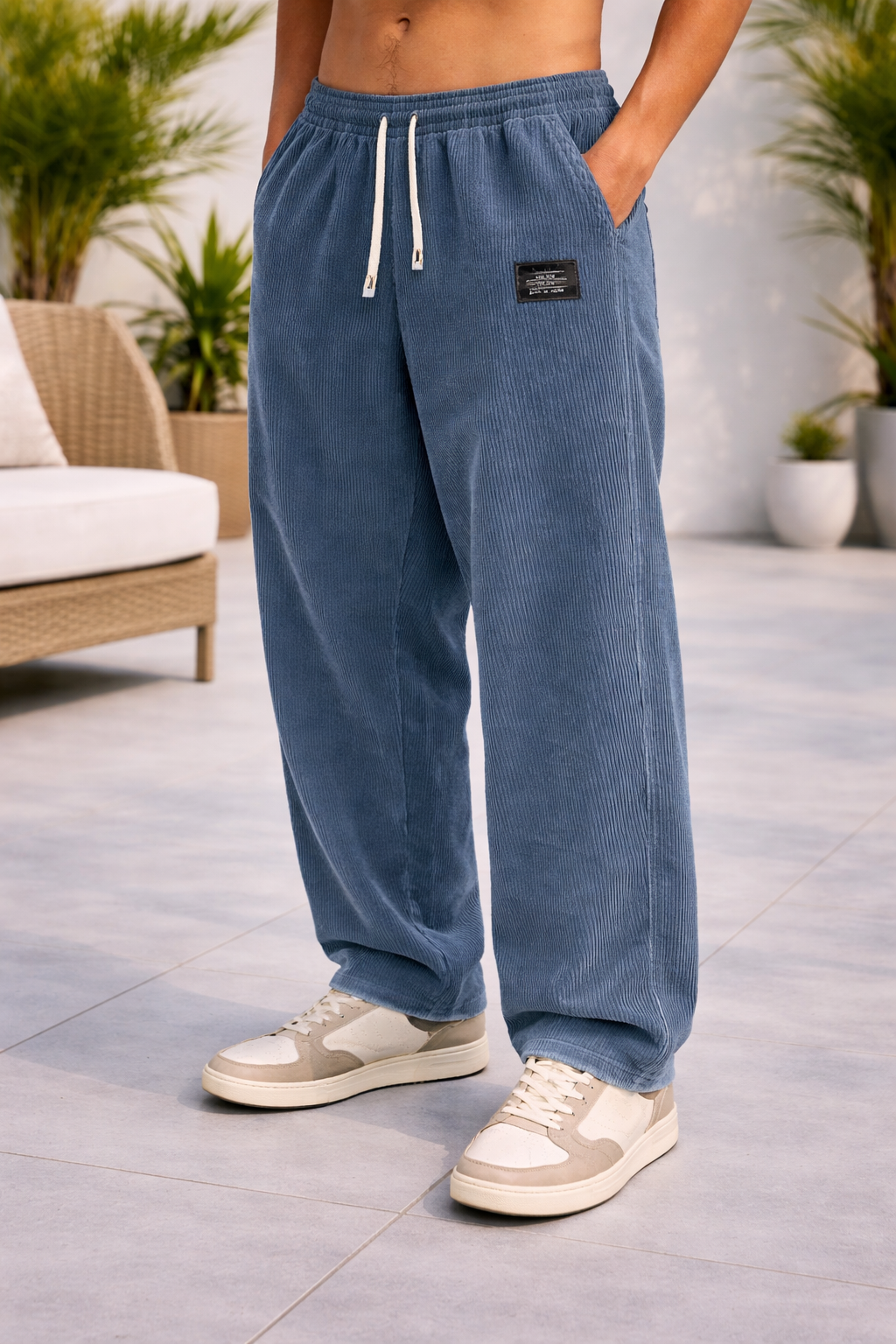 Pedro | Pantalones holgados con cordón - Vega Madrid