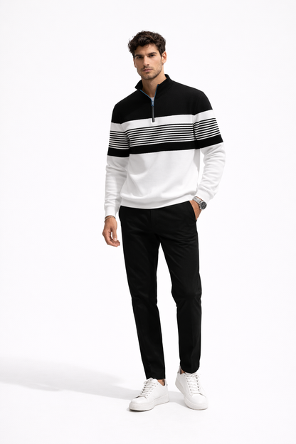 Carlos | Conjunto Casual con Media Cremallera y Pantalón - Vega Madrid
