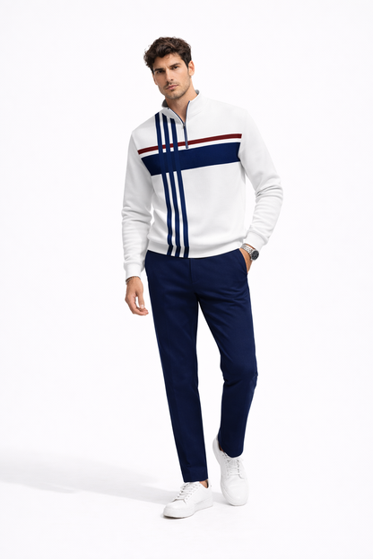 Carlos | Conjunto Casual con Media Cremallera y Pantalón - Vega Madrid