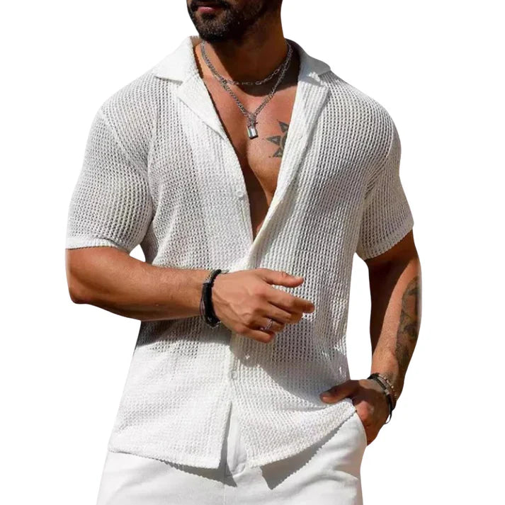 Rodrigo - Camisa calada de manga corta