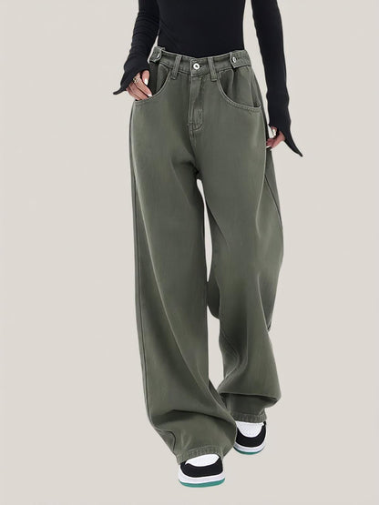 Pantalones de cintura ancha