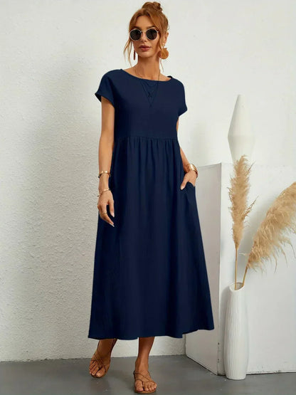 Gabriela - Vestido midi fluido con elegancia atemporal