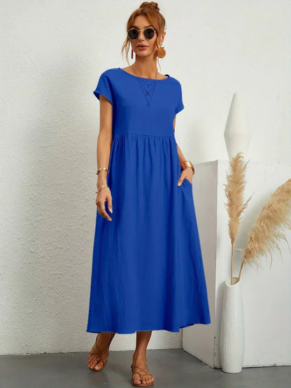 Gabriela - Vestido midi fluido con elegancia atemporal