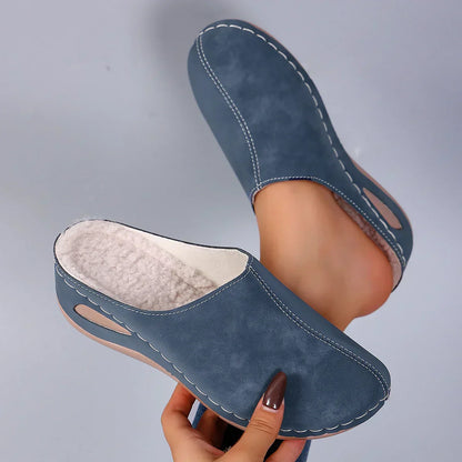 Zapatillas ortopédicas de vellón