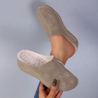 Zapatillas ortopédicas de vellón