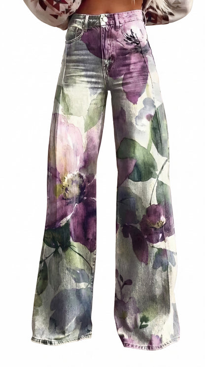 Alessia | Pantalón Acuarela Floral