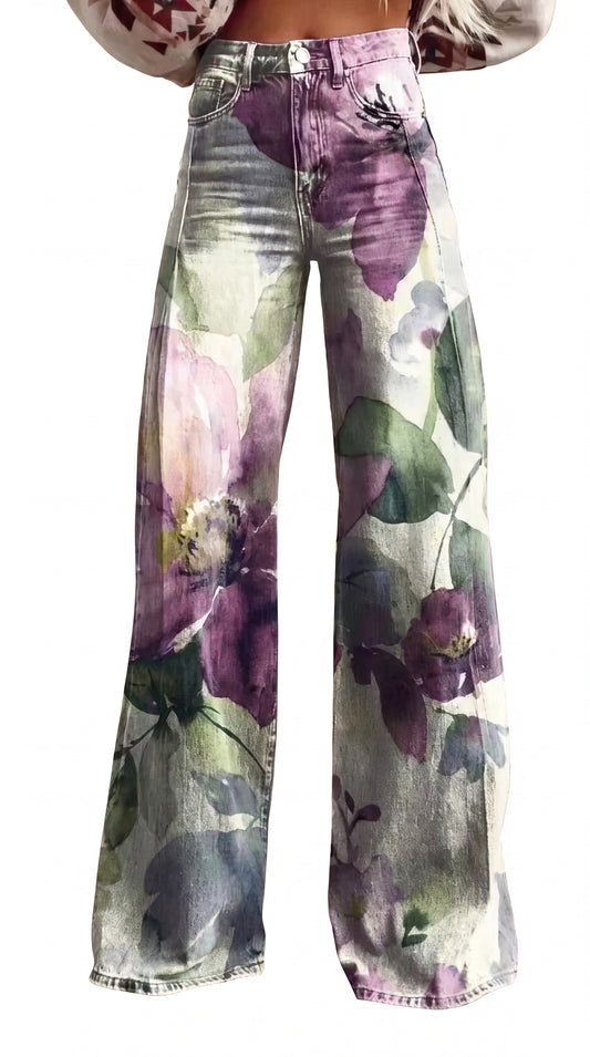 Alessia | Pantalón Acuarela Floral