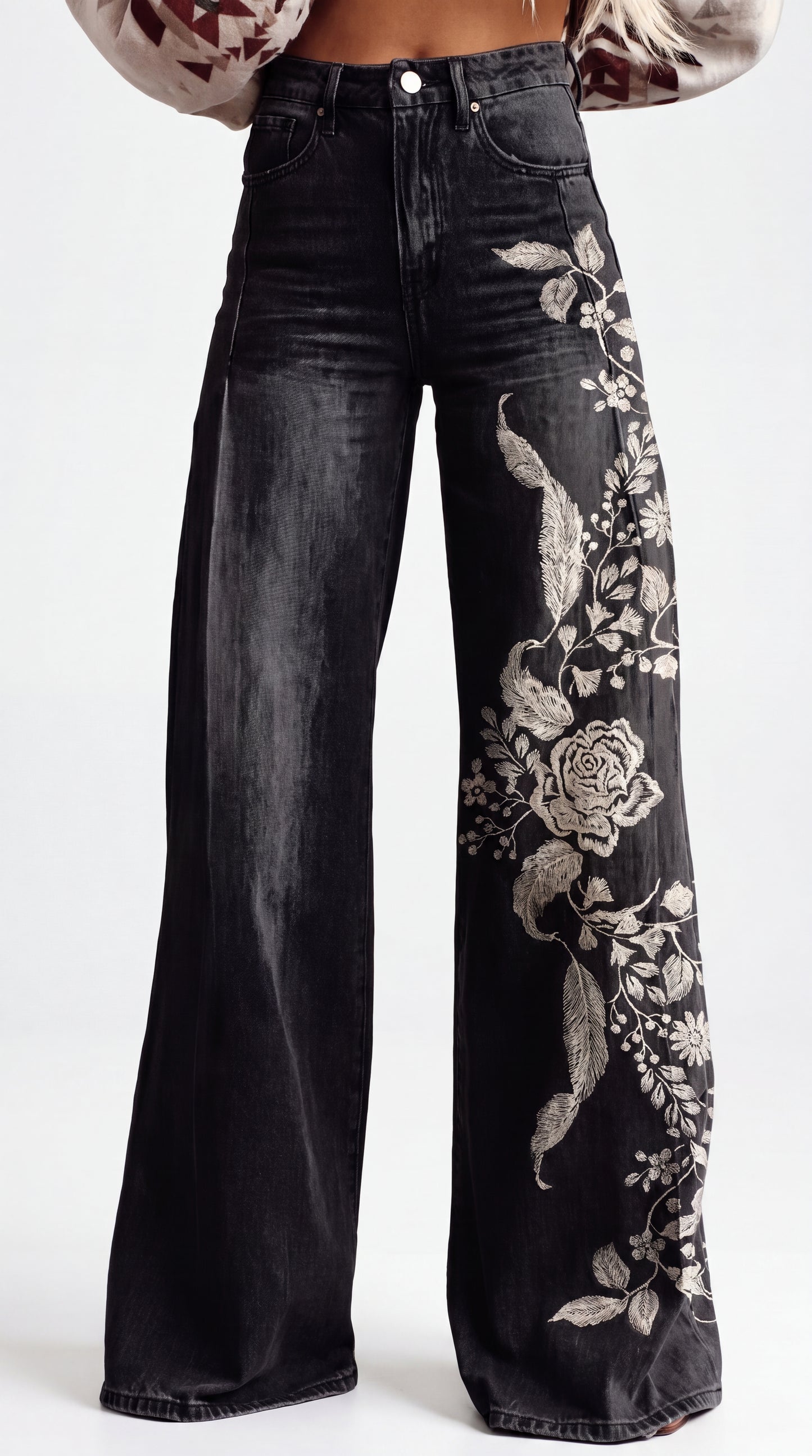 Elisa | Pantalón Floral Elegante