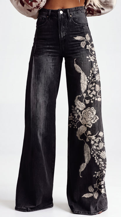 Elisa | Pantalón Floral Elegante