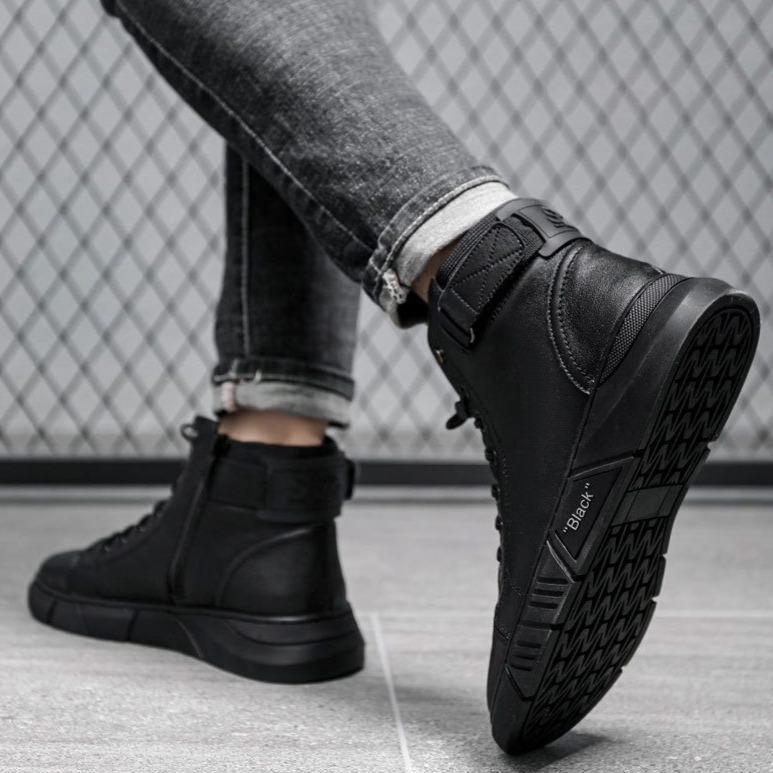 Zapatos de cuero de alta calidad hombre