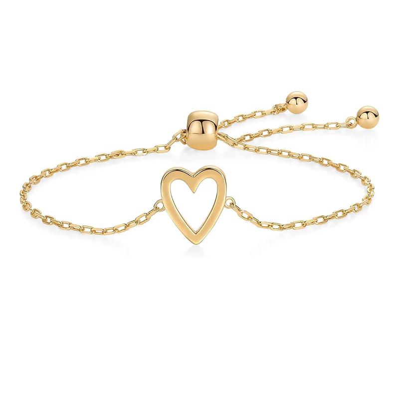 Pulsera Adelaida de Vega Madrid con corazones a juego, joyería elegante en plata con diseño de corazones.