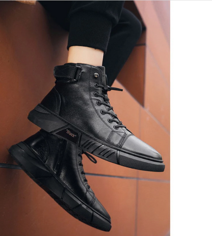 Zapatos de cuero de alta calidad hombre