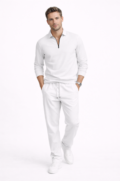 Pablo | Conjunto Casual con Media Cremallera y Pantalón - Vega Madrid