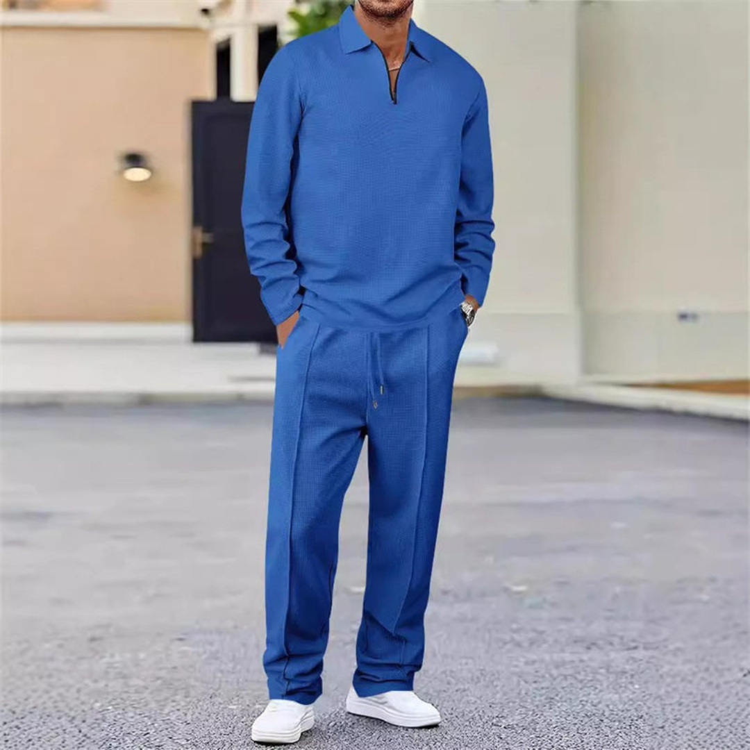 Pablo | Conjunto Casual con Media Cremallera y Pantalón - Vega Madrid