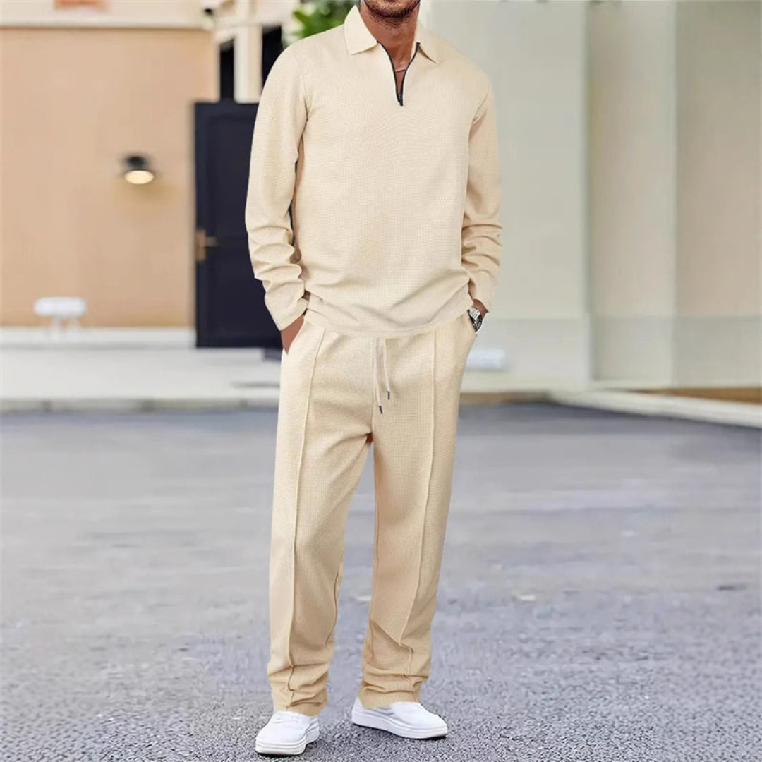 Pablo | Conjunto Casual con Media Cremallera y Pantalón - Vega Madrid