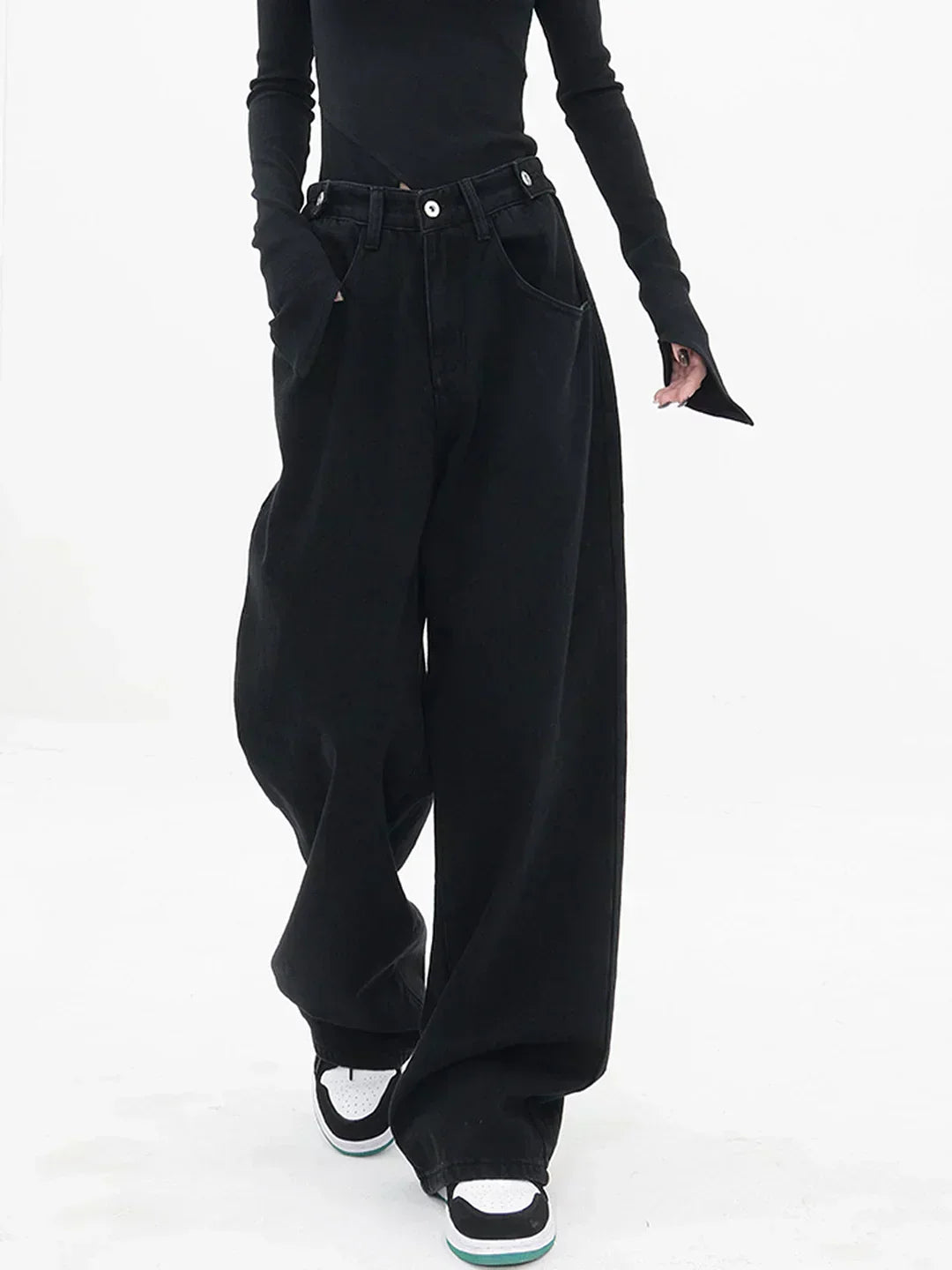 Pantalones de cintura ancha