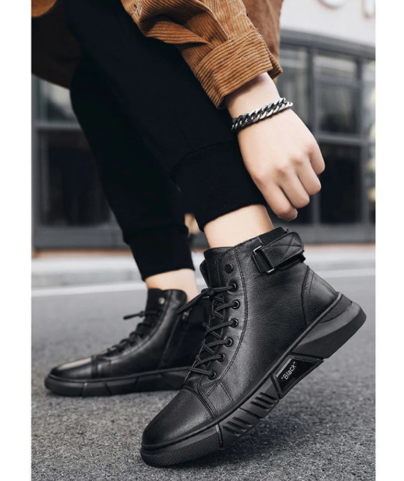 Zapatos de cuero de alta calidad hombre