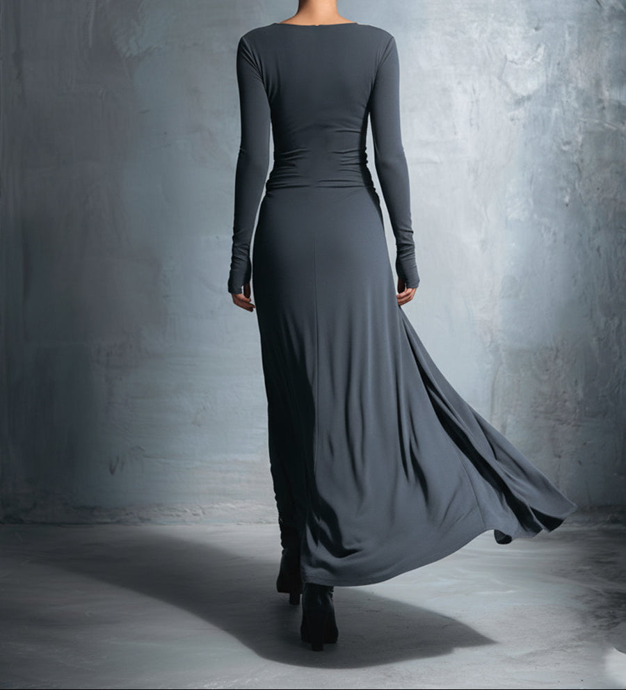 Victoria - Vestido con nudo lateral