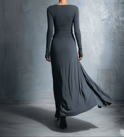 Victoria - Vestido con nudo lateral
