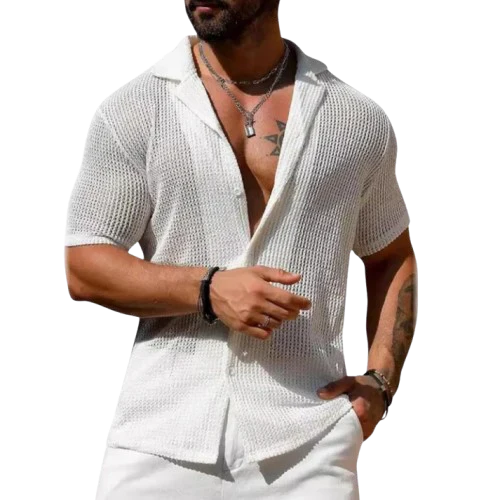 Rodrigo - Camisa calada de manga corta