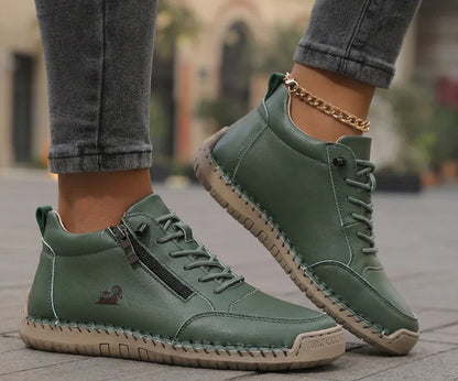 Mila - Zapatillas ortopédicas cómodas con cremallera