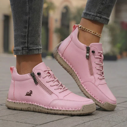 Mila - Zapatillas ortopédicas cómodas con cremallera