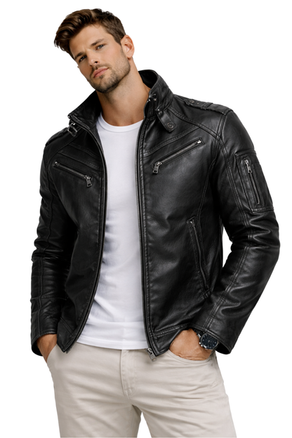 Leo - Chaqueta de cuero