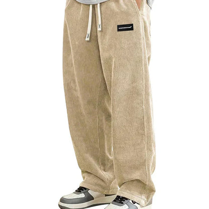 Raul - Pantalónes de cordón holgado con bolsillos para hombre