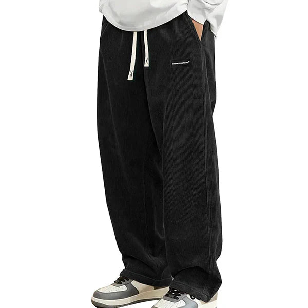 Raul - Pantalónes de cordón holgado con bolsillos para hombre