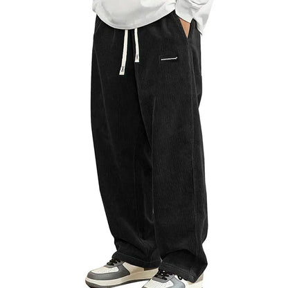 Raul - Pantalónes de cordón holgado con bolsillos para hombre